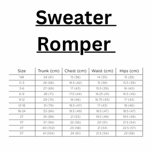 Mystery Sweater Rompers