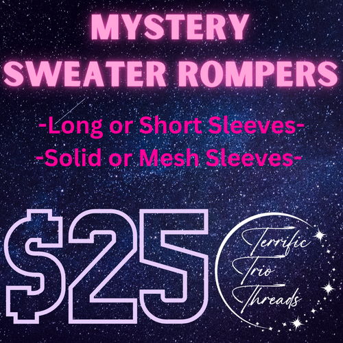 Mystery Sweater Rompers